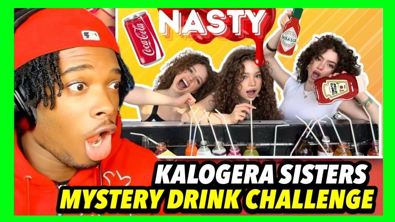 KALOGERAS SISTERS MYSTERY DRINK CHALLENGE! (HILARIOUS)