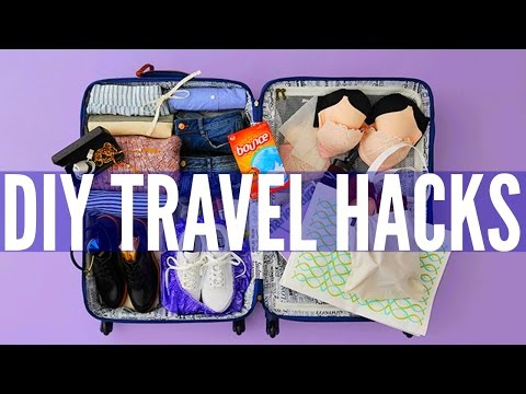 DIY TRAVEL LIFE HACKS!!