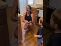Telling friends and family we’re pregnant ❤️ #shorts #familychannel
