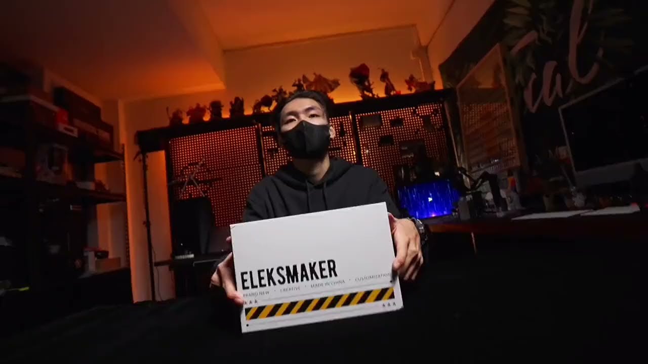 EleksTube IPS Nixie Digital Clock Glow RGB 6-Bit Electronic Decoration Steins Gate Divergense Meter