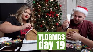 VLOGMAS DAY 19 | Bra Shopping + Gingerbread House Competition!