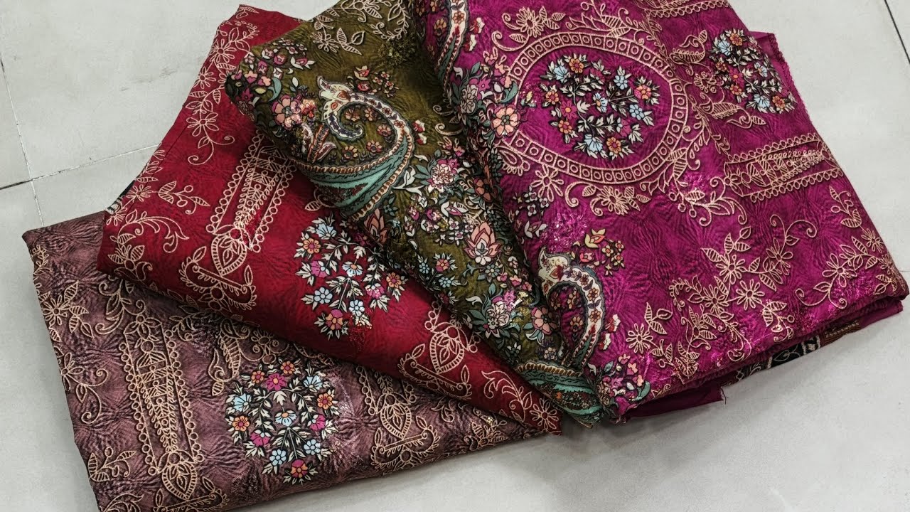 ঈদ কালেকশন Vivek cotton party dress 🌺IMO WhatsApp 01704903624