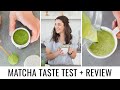 MATCHA TASTE TEST | the best matcha powders on amazon