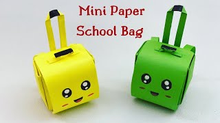 Diy Mini Paper Bag Paper Crafts For School Paper Craft Easy Sadaf Craft Ideas Paper Craft New