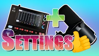 Shure SM7B Settings -- Mackie DLZ Creator XS