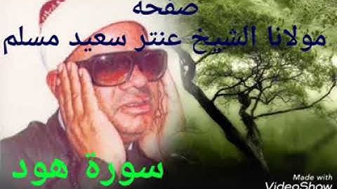 الشيخ عنتر سعيد مسلم سورة ص