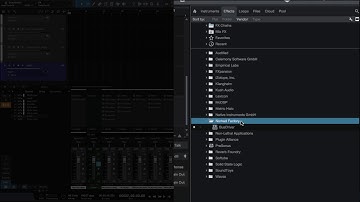 Managing plugins in Studio One 3 browser