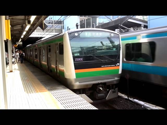 JR東日本 E233系3000番台 湘南色 10両編成 U618編成 東海道線・上野