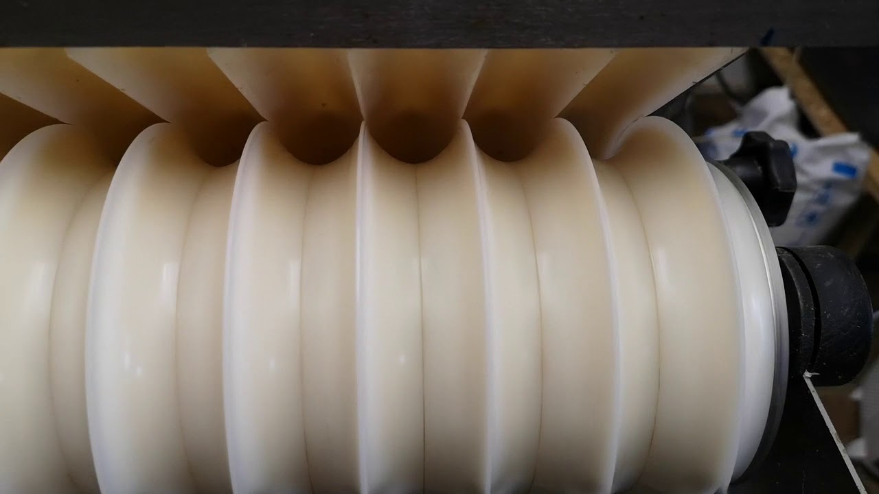 Boiliedesign 300mm, 30mm Walzen, Testlauf