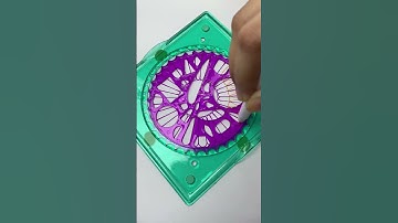 Satisfying Spiral Creations ASMR | Soothing Spirograph Art for Calm & Rest! #art #shorts #spirograph