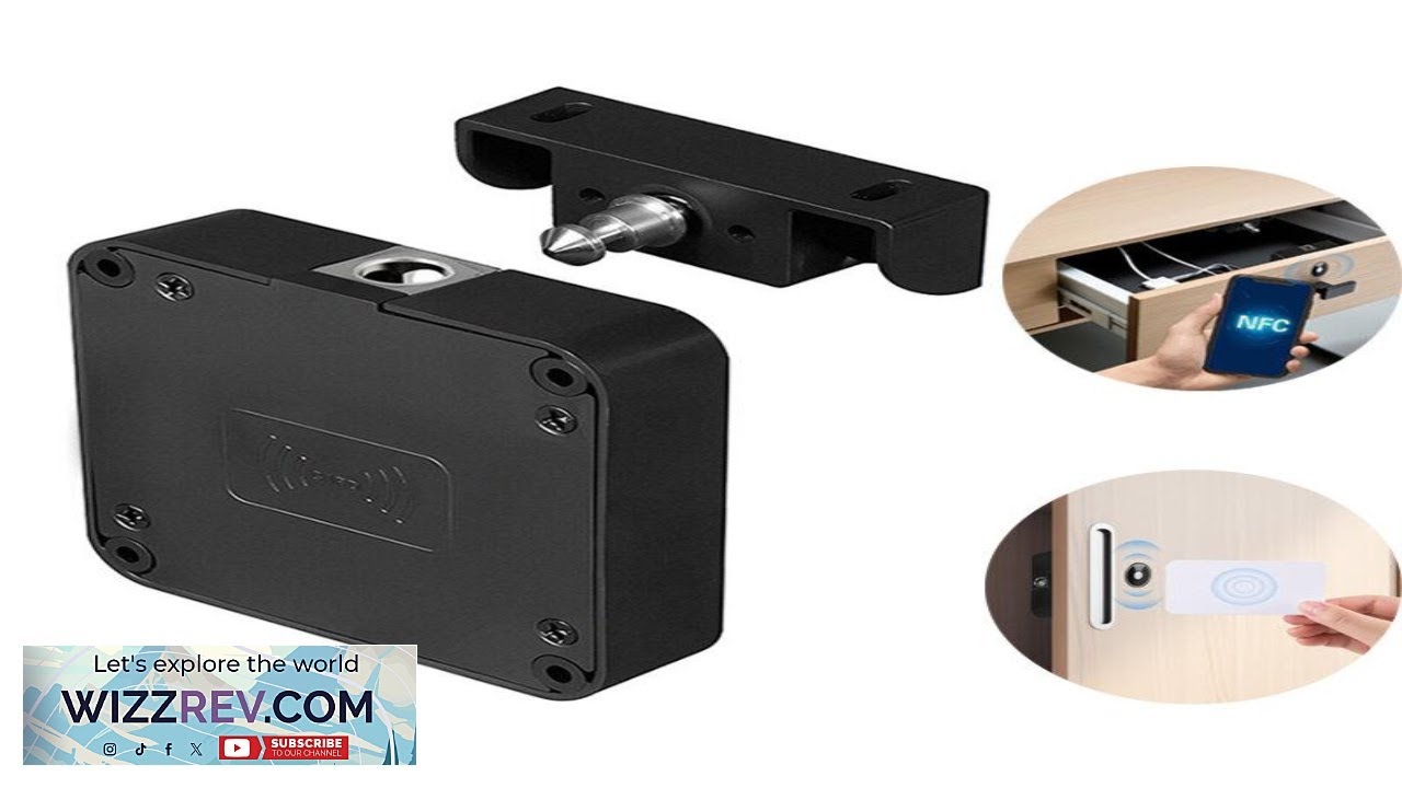 MOES Tuya bluetooth Smart Cabinet Lock App Remote Control IC Card Keyless Review