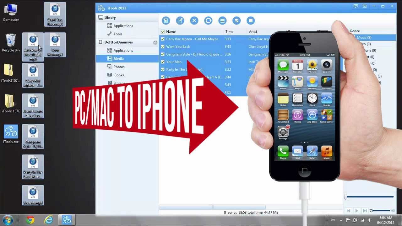 How to TRANSFER MUSIC from Computer to iPhone WITHOUT ...