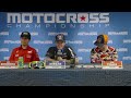Pro Motocross: Press Conference - Crawfordsville, IN - Ironman National - August 9th, 2025