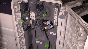 Xerox® PrimeLink® C9065 9070 Series Printer Clearing Jams from the Finisher