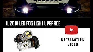 High Power LED Fog Light Bulbs for 2010-2021 Jeep Wrangler JK / JL -  JPFEDERATION