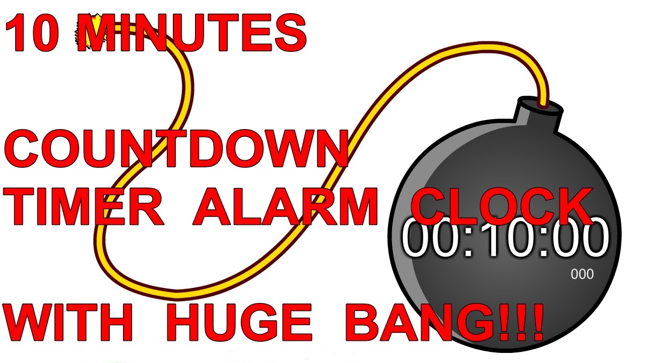 redigitt 057 10 minutes countdown timer alarm clock with huge bang ten minutes countdown