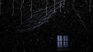 Heavy Rain and Thunder BLACK SCREEN | Sleep Meditation Dark Screen Calmness