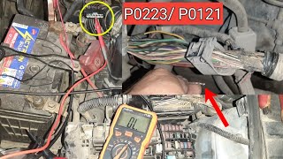 p0223/ p0121 toyota: throttle / pedal position sensor / switch 'a' circuit range/performance
