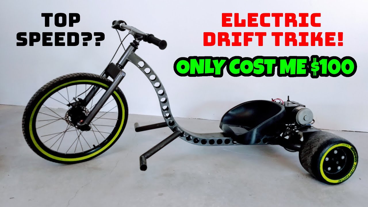 Electric drift trike speed? $100 electric trike! - YouTube