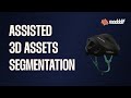 Segment automatically ANY 3D models with Modddif