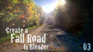 blender road fall tutorial rendering compositing