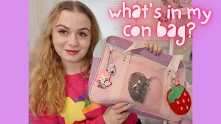 what's in my con bag | anime boston 2023 💜