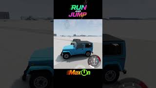 [BeamNG dirve] RUN AND JUMP - #beamngdrive #car #maxon #빔엔지 #빔엔지 드라이브 #destroy #police