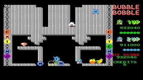 Bubble Bobble how to: level 96 Amiga 500, 2 Players