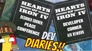 The Dev Diaries RETURN! PEACE DEAL REWORK!!! Air Changes! - New DLC! Net Worth