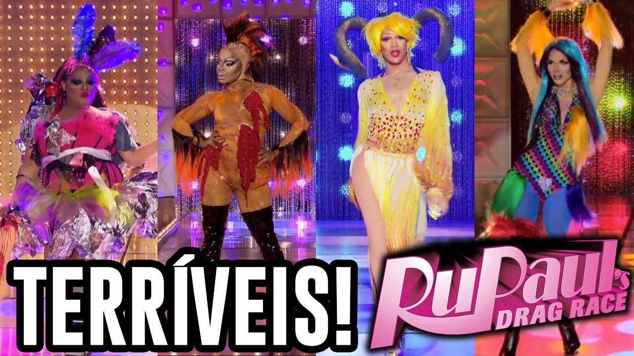 OS PIORES LOOKS DO RUPAUL'S DRAG RACE