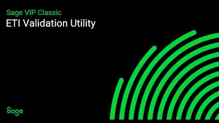 Sage VIP Classic Premier -  ETI Validation Utility screenshot 5
