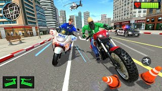 Police Moto Bike Chase Crime Shooting Games_ police bike driving game_ Android Gameplay screenshot 2