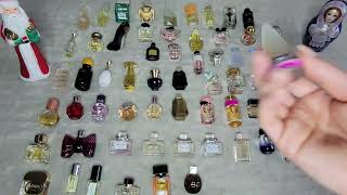 Finally, My Almost Full Collection of Mini Perfume Bottles 🙈🤯🥳 Last Video of 2022!!! 🎄🥂🎉