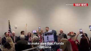 Florida Crowd Cheers as Governor Ron DeSantis Signs Sweeping New Voting Law