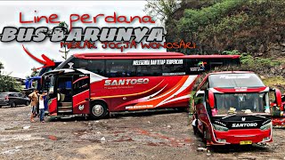 LINE PERDANA..‼️REVIEW ARMADA BARU PO SANTOSO MERAK JOGJA exs PUTERA MULYA