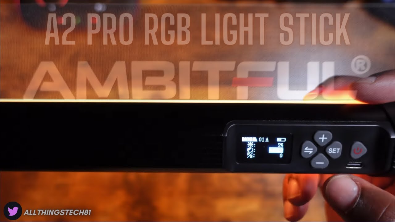 AMBITFUL A2 Pro RGB Light Stick With App Control