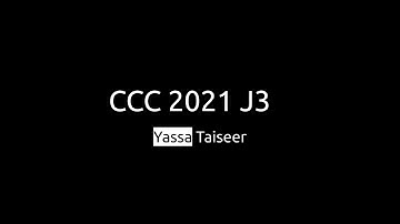 Competitive Programming: CCC 2021 J3