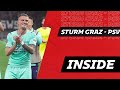 FANS ARE BACK IN EUROPEAN AWAY GAMES 🗣🔴⚪ | INSIDE Sturm Graz - PSV