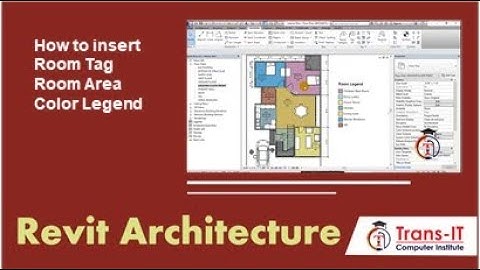 Revit Architecture Room Tag | Room Separator | Room Bonding | Room Legend  | Color Scheme