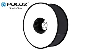 PULUZ 45cm Round Style Macro and Portrait Softbox SpeedLite Flash Light Foldable Diffuser screenshot 4