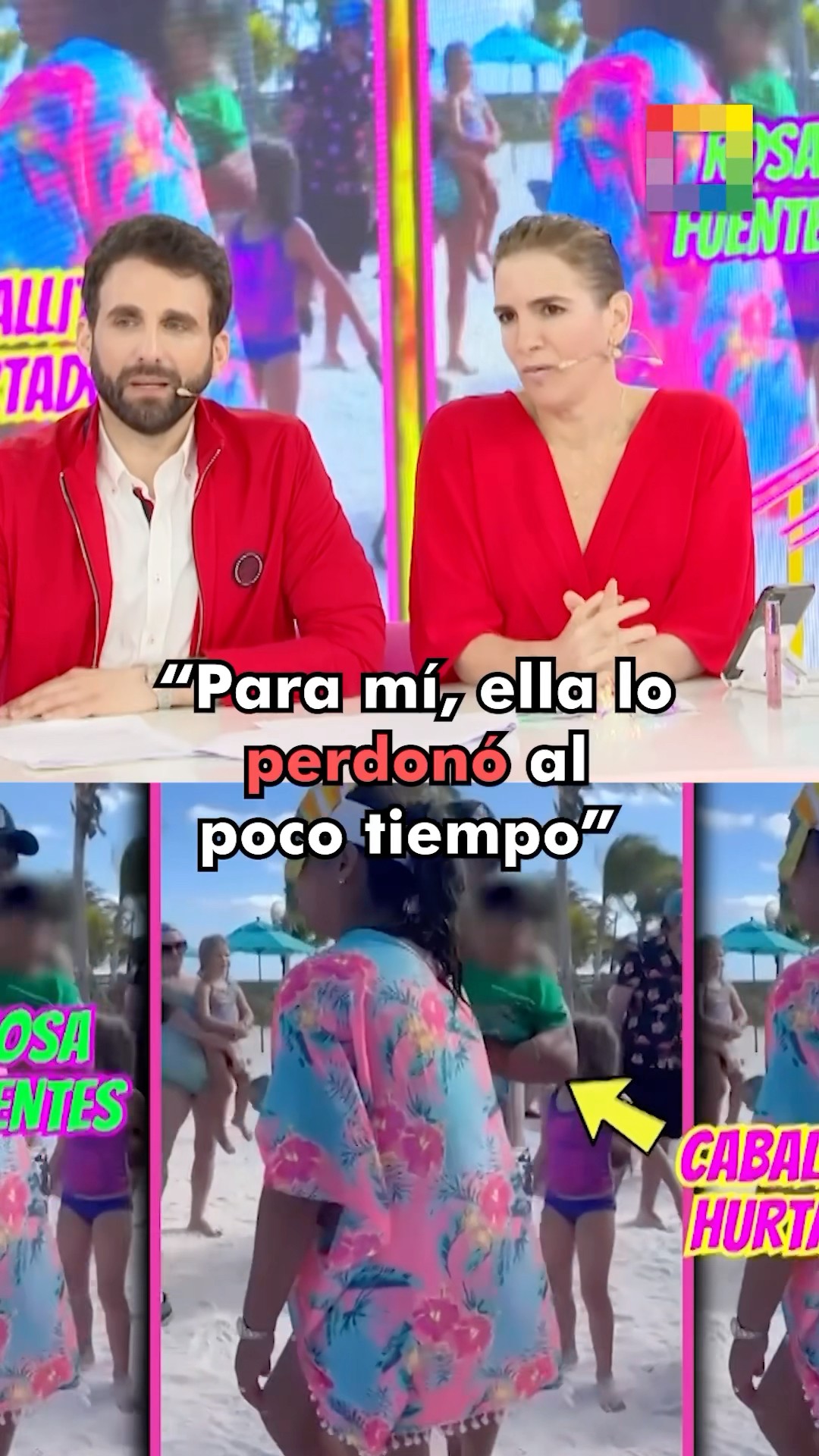 Gigi, sobre imágenes de Rosa Fuentes con ‘Caballito’ Hurtado.#AmorYFuego #PaoloHurtado #RosaFuentes