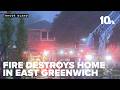 Four displaced after fire significantly damages residence in East Greenwich