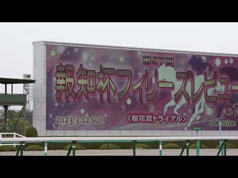 2023/3/12 報知杯フィリーズレビュー 開始前〜ファンファーレ