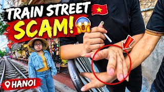 Hanoi Train Street SCAM! 🚨 Don’t Make This Mistake Guide