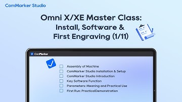 Omni X/XE Master Class: Install Software & First Engraving (1/11)