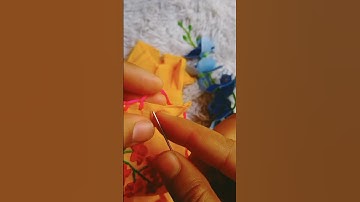 Easy border design /lase embroidery #trending #diynstitch #trending #shortsfeed #shorts #shortsvideo