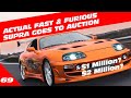 Fast & Furious Supra Up For Auction