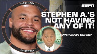 Stephen A. LAUGHS OFF the Dallas Cowboys with his PLETHORA of doubts! 🍿 | First Take