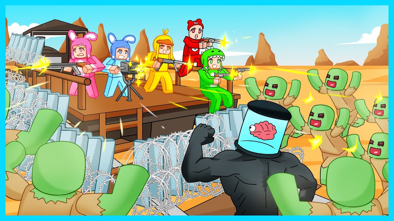 MIPAN & ZUZUZU BERTAHAN HIDUP DI KERETA MELAWAN BOS TESLA DAN ZOMBIE DI DEAD RAILS ROBLOX!