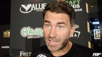 "NO ONE IS PULLING ANYONE"-EDDIE HEARN HITS BACK AT CHRIS EUBANK SR, RAW ON FURY-JOSHUA, CANELO